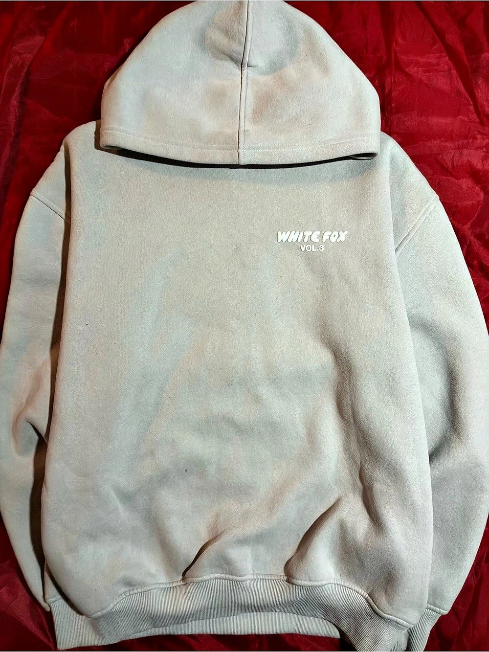 White Fox Vol. 3 Gray Hoodie Size Small